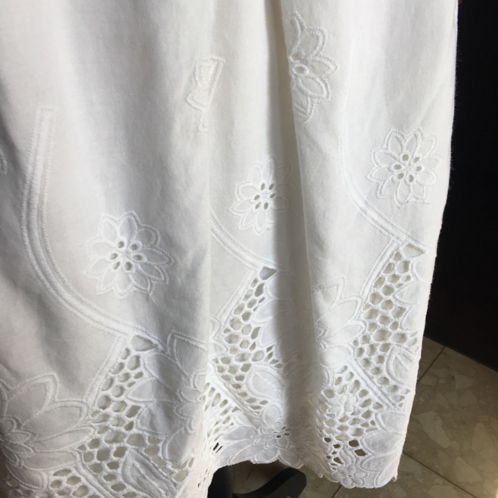 Lilly Pulitzer White Pleated Strapless Sundress - Picture 14 of 16